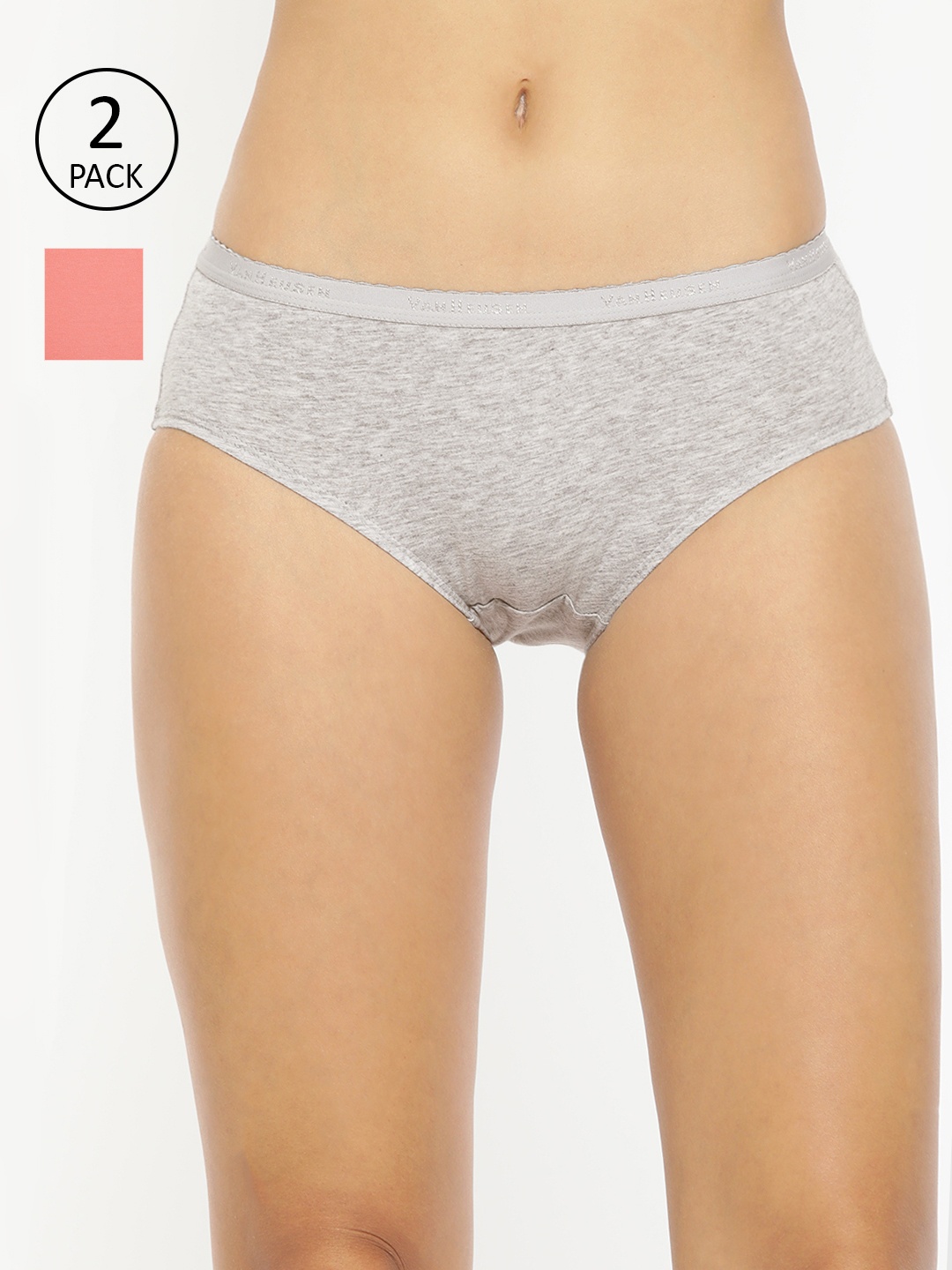 Van Heusen Women Assorted Solid Pack of 2 Anti Bacterial No Marks Waistband Hipster Panty
Van Heusen Women Assorted Solid Pack of 2 Anti Bacterial No Marks Waistband Hipster Panty