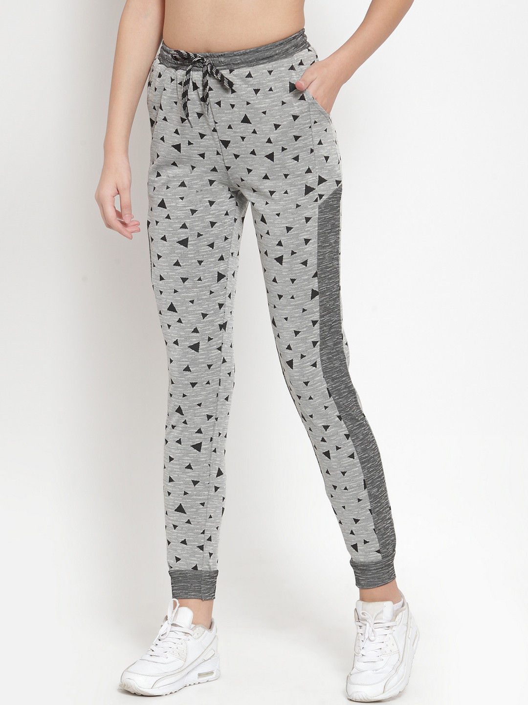 Boston Club Women Grey Self-Design Slim Fit Joggers
Boston Club Women Grey Self-Design Slim Fit Joggers