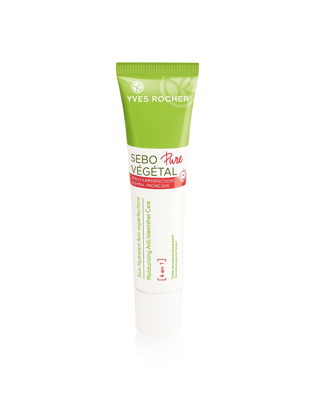 Yves Rocher SEBO Pure Vegetal Moisturizing Sustainable Anti-Blemish Care 40ml, White
Yves Rocher SEBO Pure Vegetal Moisturizing Sustainable Anti-Blemish Care 40ml, White