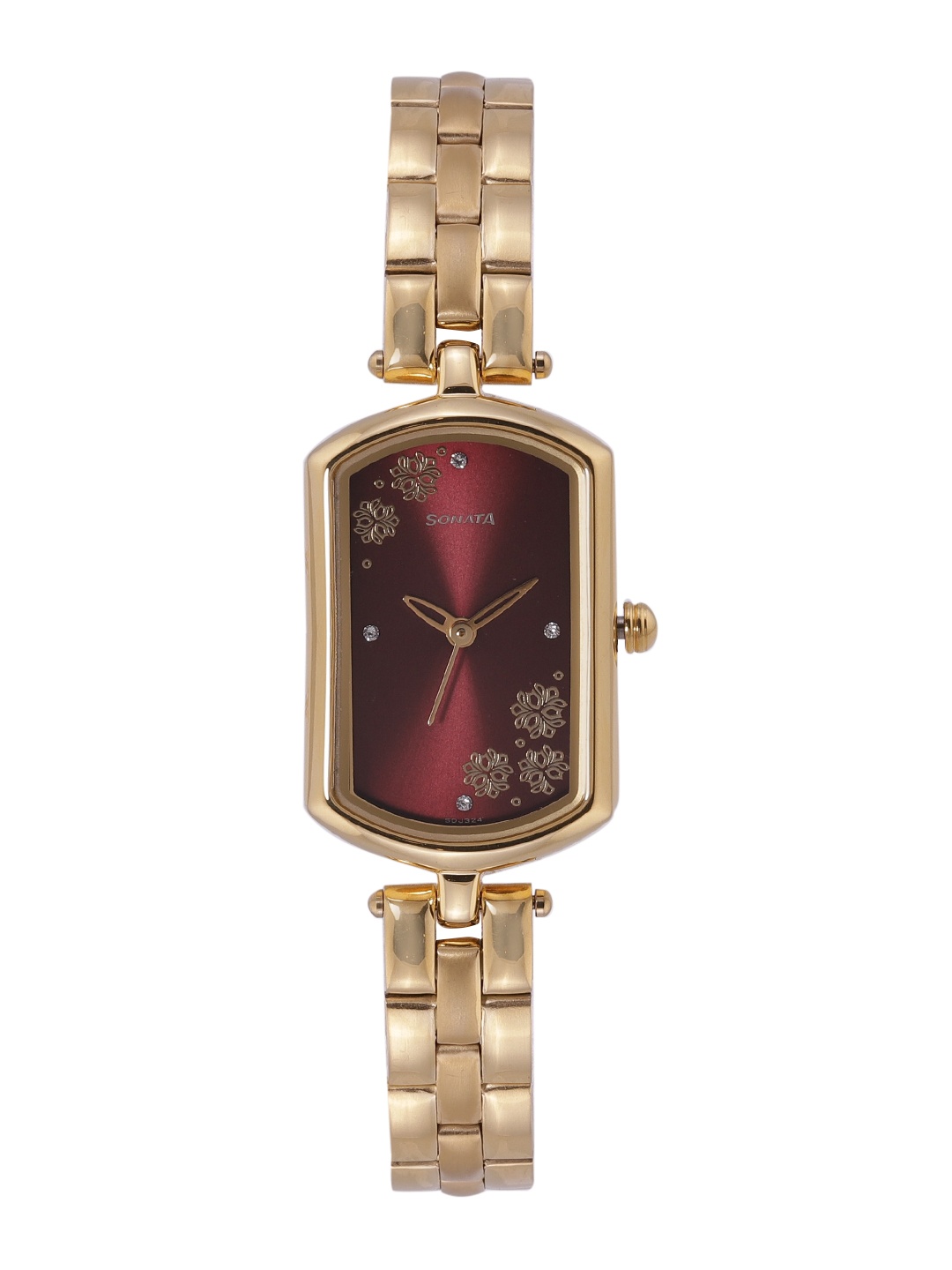 Sonata Women Stainless Steel Bracelet Style Straps Analogue Watch 8160YM01, Maroon
Sonata Women Stainless Steel Bracelet Style Straps Analogue Watch 8160YM01, Maroon