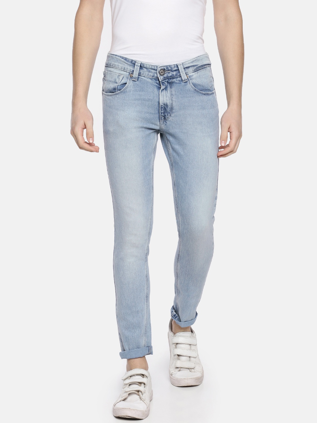 SPYKAR Men Blue Super Neo Classics Super Skinny Fit Mid-Rise Clean Look Stretchable Jeans
SPYKAR Men Blue Super Neo Classics Super Skinny Fit Mid-Rise Clean Look Stretchable Jeans