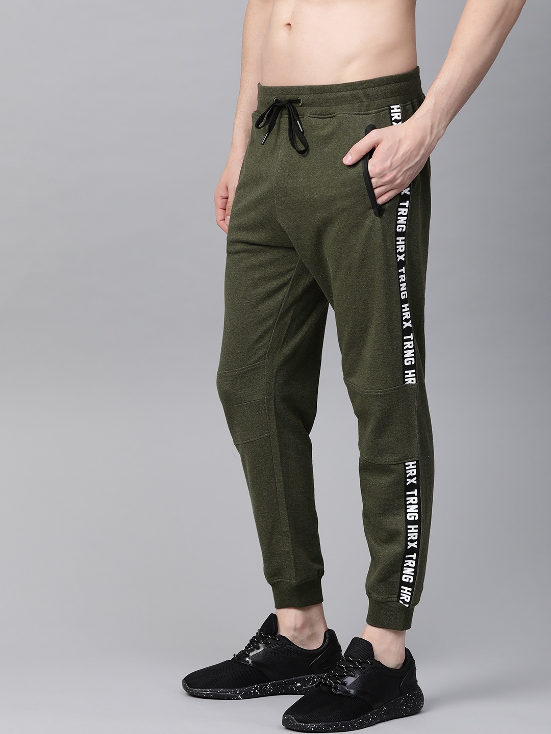 HRX by Hrithik Roshan Men Green Melange Solid Rapid Dry Antimicrobial Training Joggers, Olive
HRX by Hrithik Roshan Men Green Melange Solid Rapid Dry Antimicrobial Training Joggers, Olive