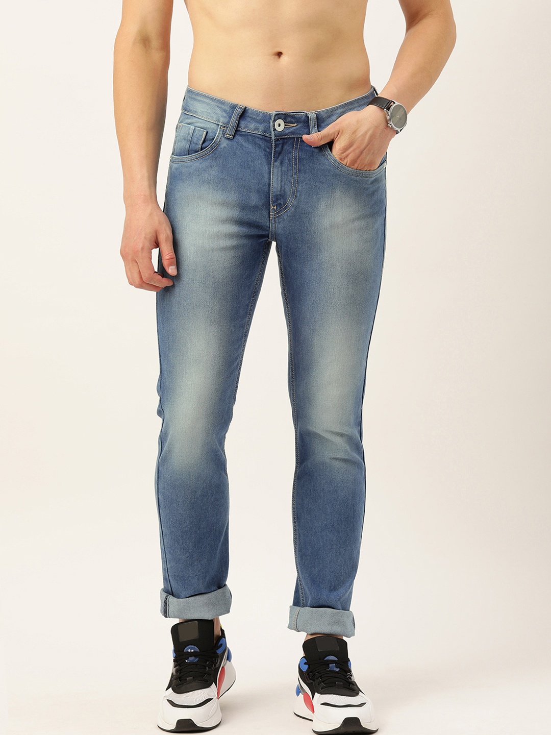 Flying Machine Men Blue Micheal Slim Tapered Fit Mid-Rise Clean Look Stretchable Jeans
Flying Machine Men Blue Micheal Slim Tapered Fit Mid-Rise Clean Look Stretchable Jeans
