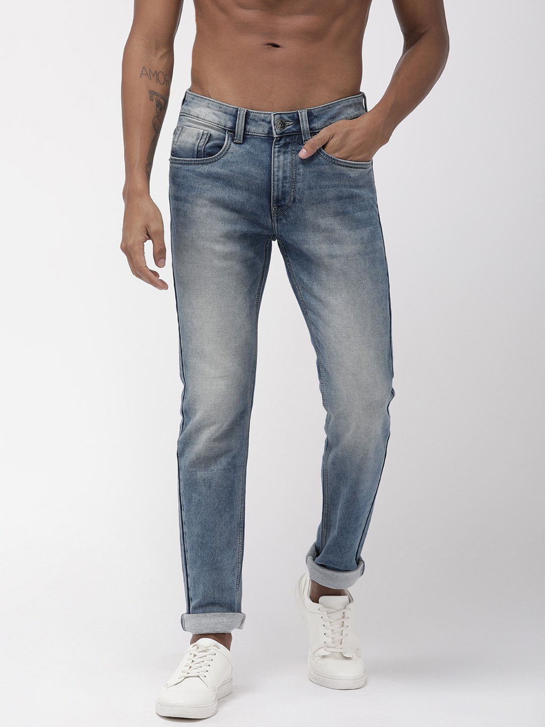 Flying Machine Men Blue Michael Slim Tapered Fit Mid-Rise Clean Look Stretchable Jeans
Flying Machine Men Blue Michael Slim Tapered Fit Mid-Rise Clean Look Stretchable Jeans