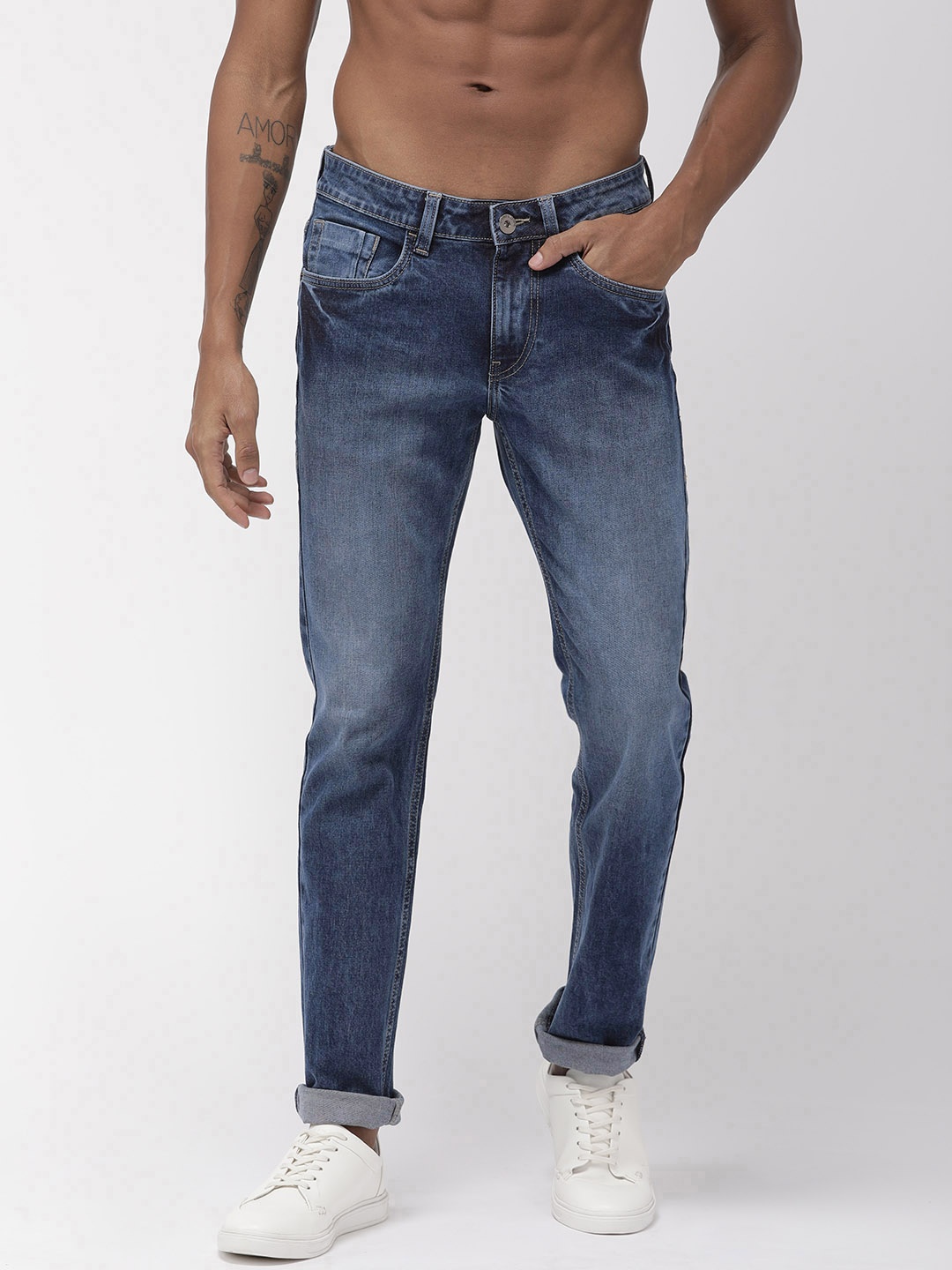 Flying Machine Men Blue Micheal Slim Tapered Fit Mid-Rise Clean Look Stretchable Jeans
Flying Machine Men Blue Micheal Slim Tapered Fit Mid-Rise Clean Look Stretchable Jeans