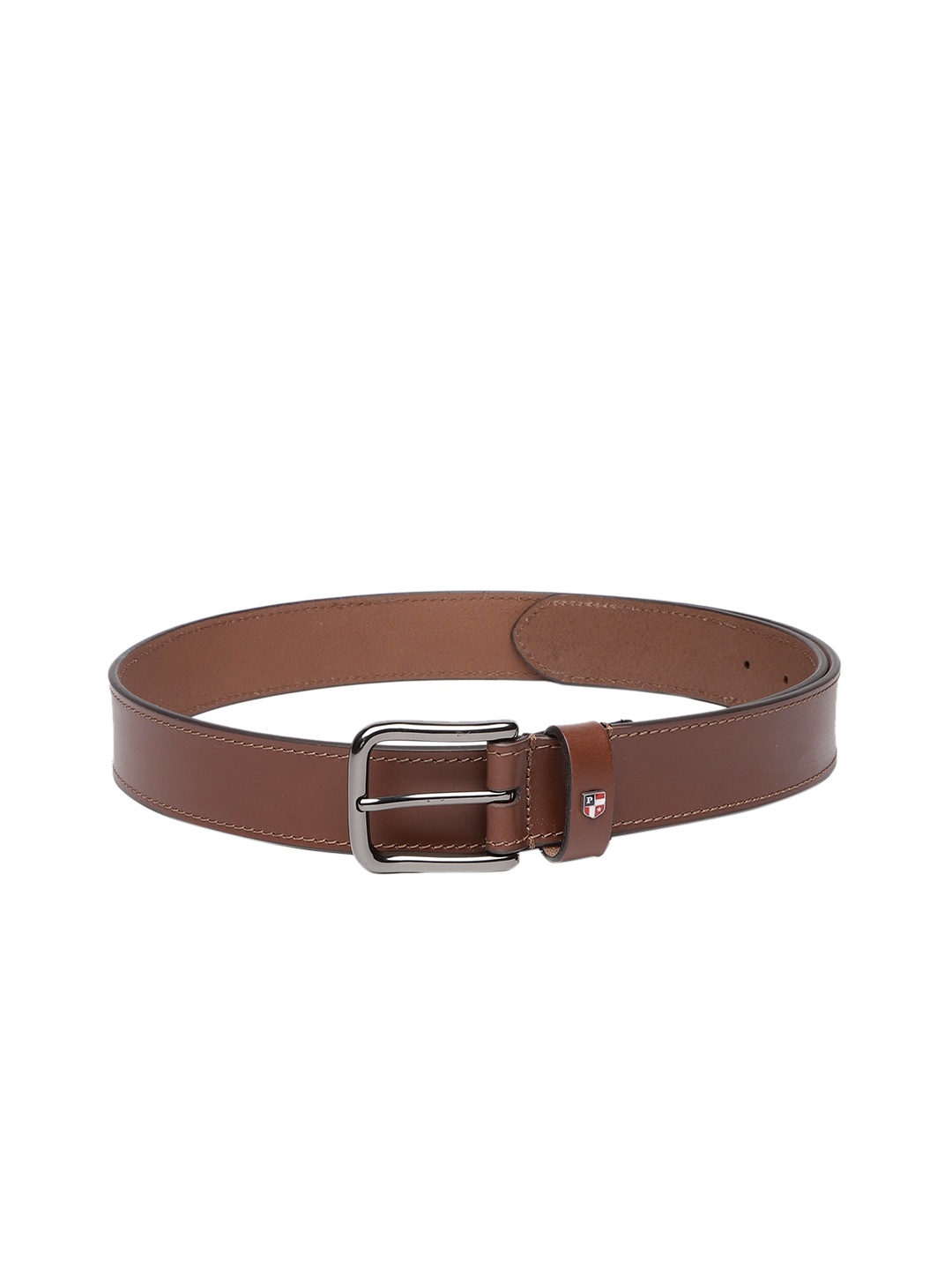 U.S. Polo Assn. Men Brown Solid Leather Belt