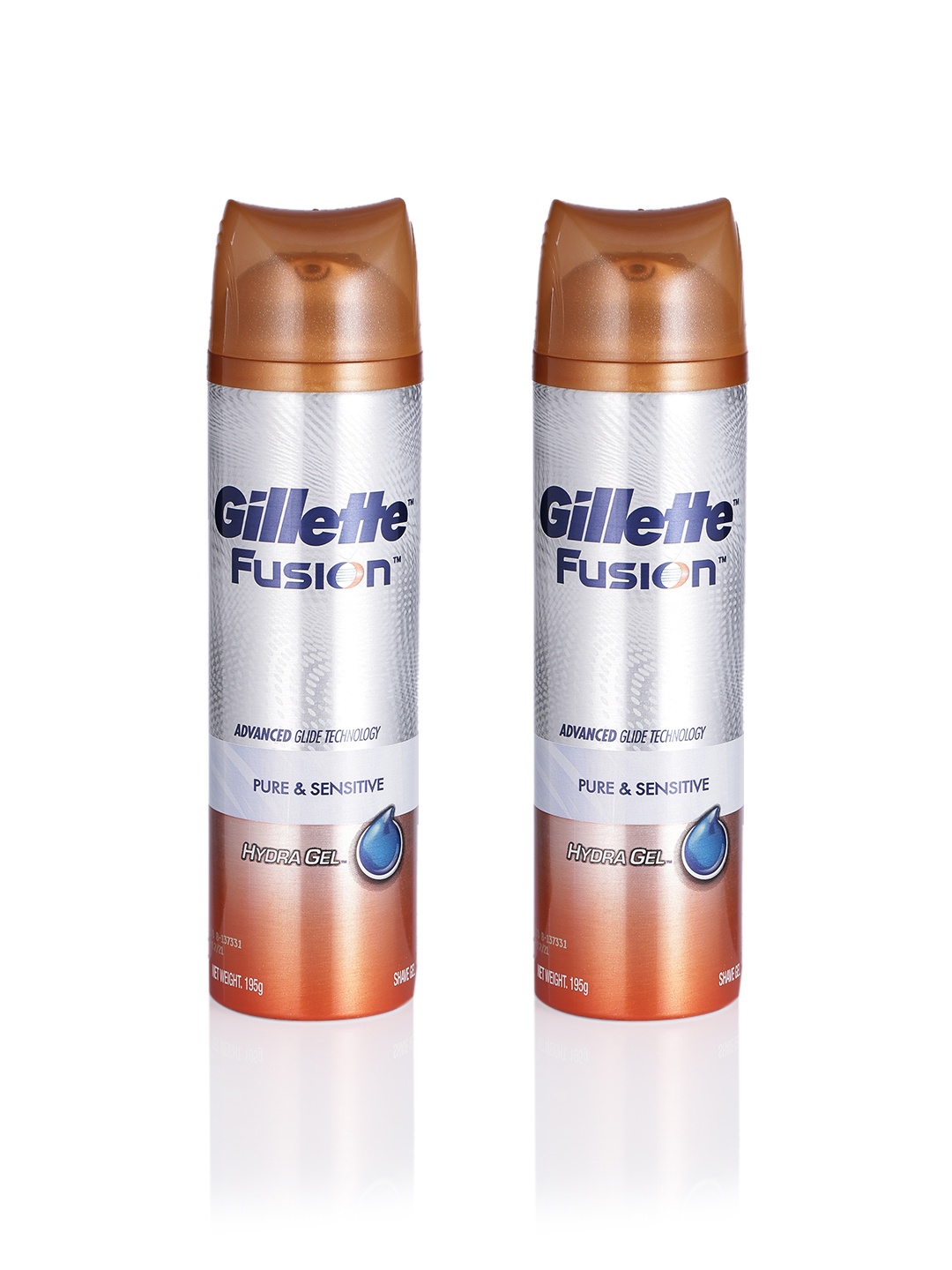 Gillette Set of 2 Fusion Advanced Glide Technology Pure Hydra Gels - 195 g Each, Silver
Gillette Set of 2 Fusion Advanced Glide Technology Pure Hydra Gels - 195 g Each, Silver