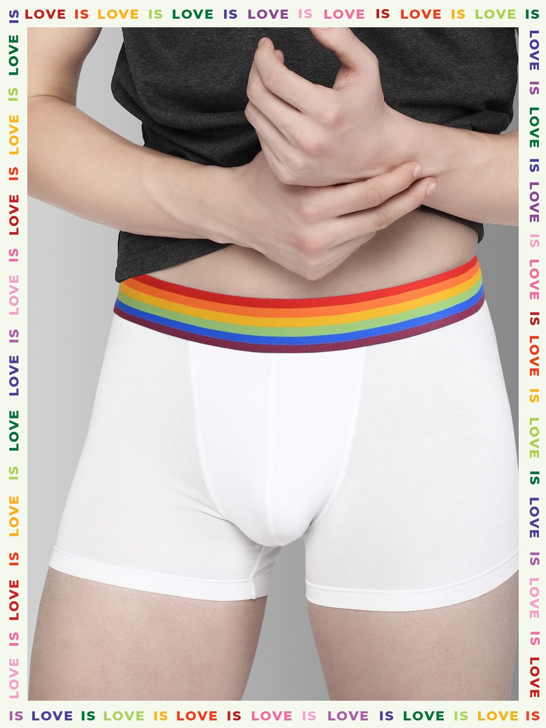 DaMENSCH Men DEO-SOFT Deodorizing Micro Modal Pride Collection Trunks DAM-PR2-T-FW, White
DaMENSCH Men DEO-SOFT Deodorizing Micro Modal Pride Collection Trunks DAM-PR2-T-FW, White