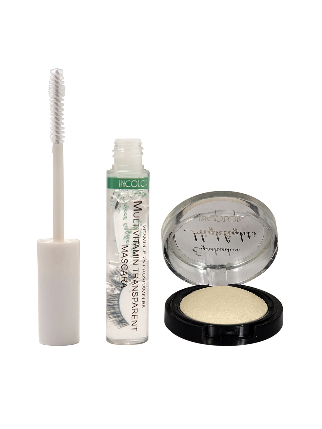 INCOLOR Set of Multivitamin Transparent Mascara & Off-White Highlight Eyeshadow 17
INCOLOR Set of Multivitamin Transparent Mascara & Off-White Highlight Eyeshadow 17