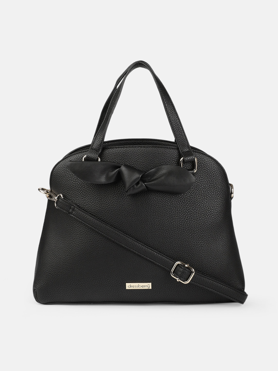 DressBerry Black Solid Handheld Bag
DressBerry Black Solid Handheld Bag