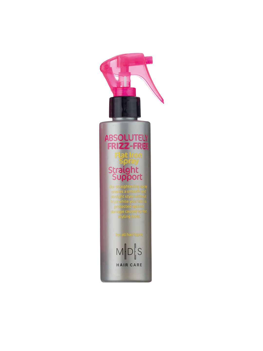 mades Unisex Absolutely Anti Frizz Straight Support Flat Iron Hair Spray 200 ml, Grey
mades Unisex Absolutely Anti Frizz Straight Support Flat Iron Hair Spray 200 ml, Grey