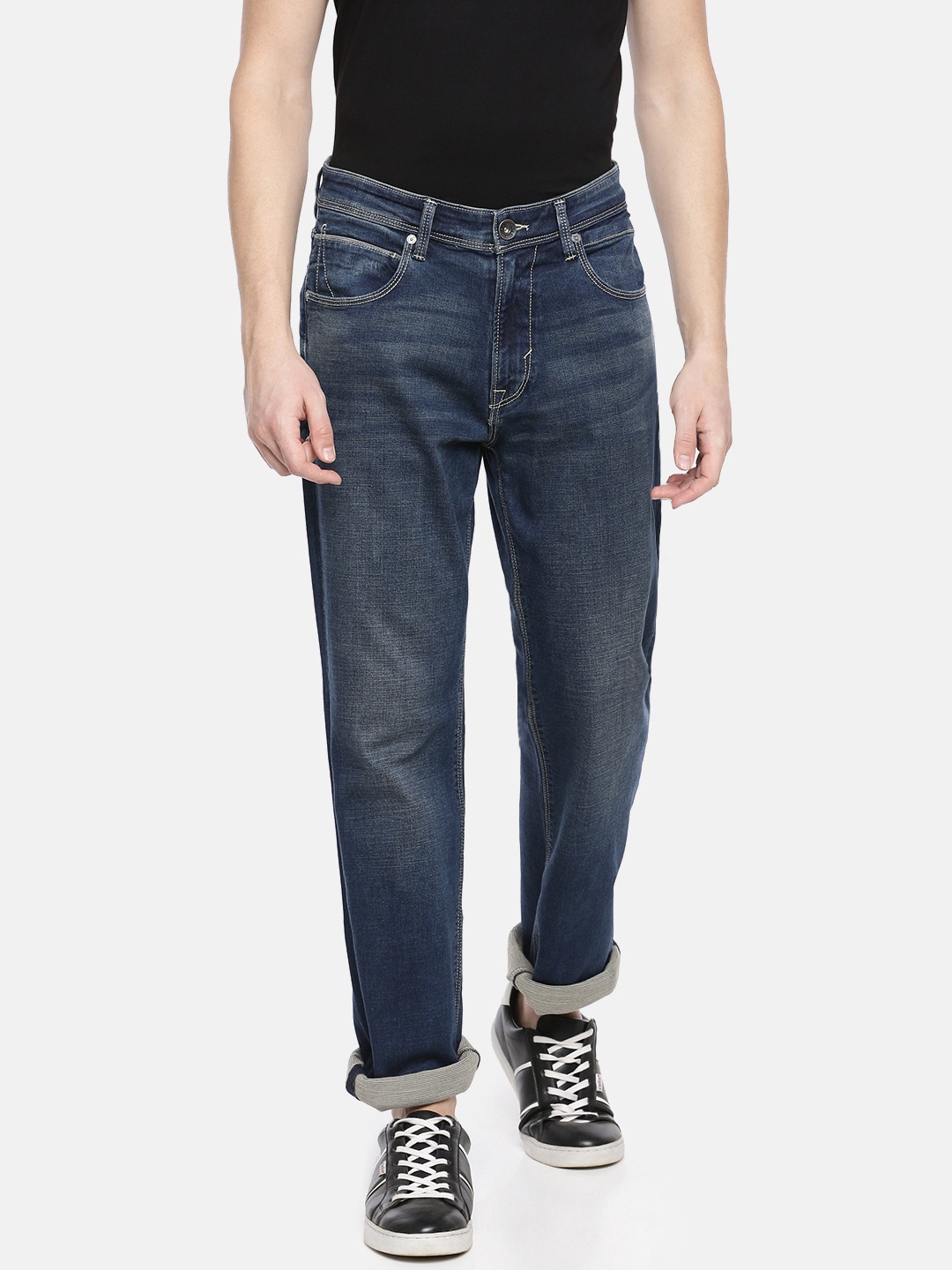 Pepe Jeans Men Blue SANDLER HORBORNE Straight Fit Mid-Rise Clean Look Stretchable Jeans
Pepe Jeans Men Blue SANDLER HORBORNE Straight Fit Mid-Rise Clean Look Stretchable Jeans