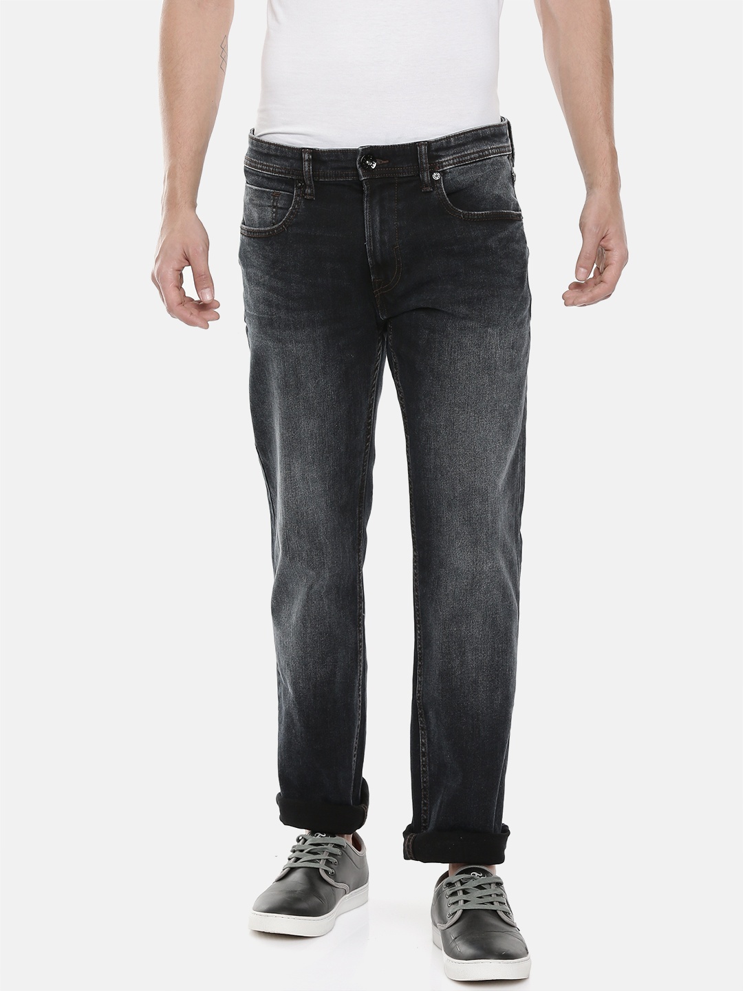 Pepe Jeans Men Charcoal Grey Robin-H Holborne Straight Fit Mid-Rise Clean Look Jeans
Pepe Jeans Men Charcoal Grey Robin-H Holborne Straight Fit Mid-Rise Clean Look Jeans