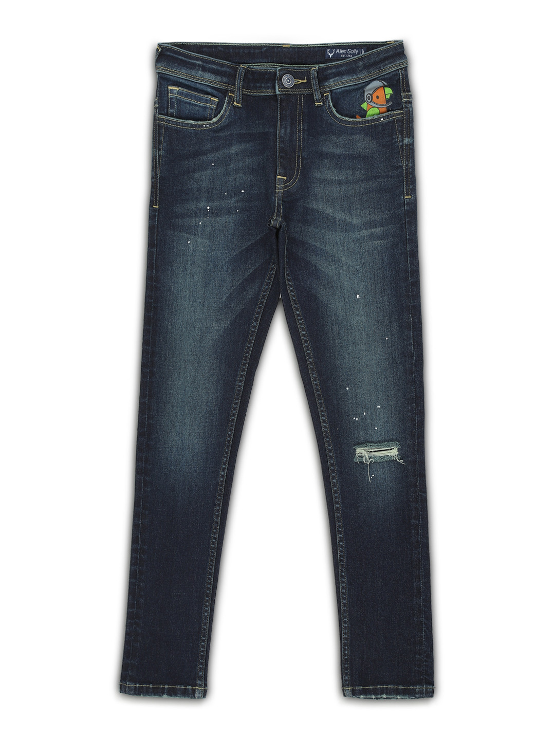 Allen Solly Junior Boys Navy Blue Regular Fit Mid-Rise Low Distress Stretchable Jeans
Allen Solly Junior Boys Navy Blue Regular Fit Mid-Rise Low Distress Stretchable Jeans