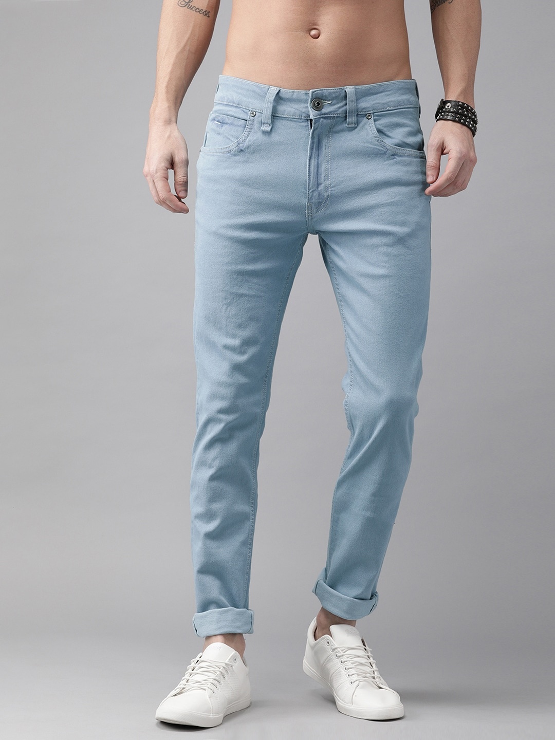 Roadster GreenTurn Men Blue Skinny Fit Mid-Rise Save Water Stretchable Sustainable Jeans
Roadster GreenTurn Men Blue Skinny Fit Mid-Rise Save Water Stretchable Sustainable Jeans