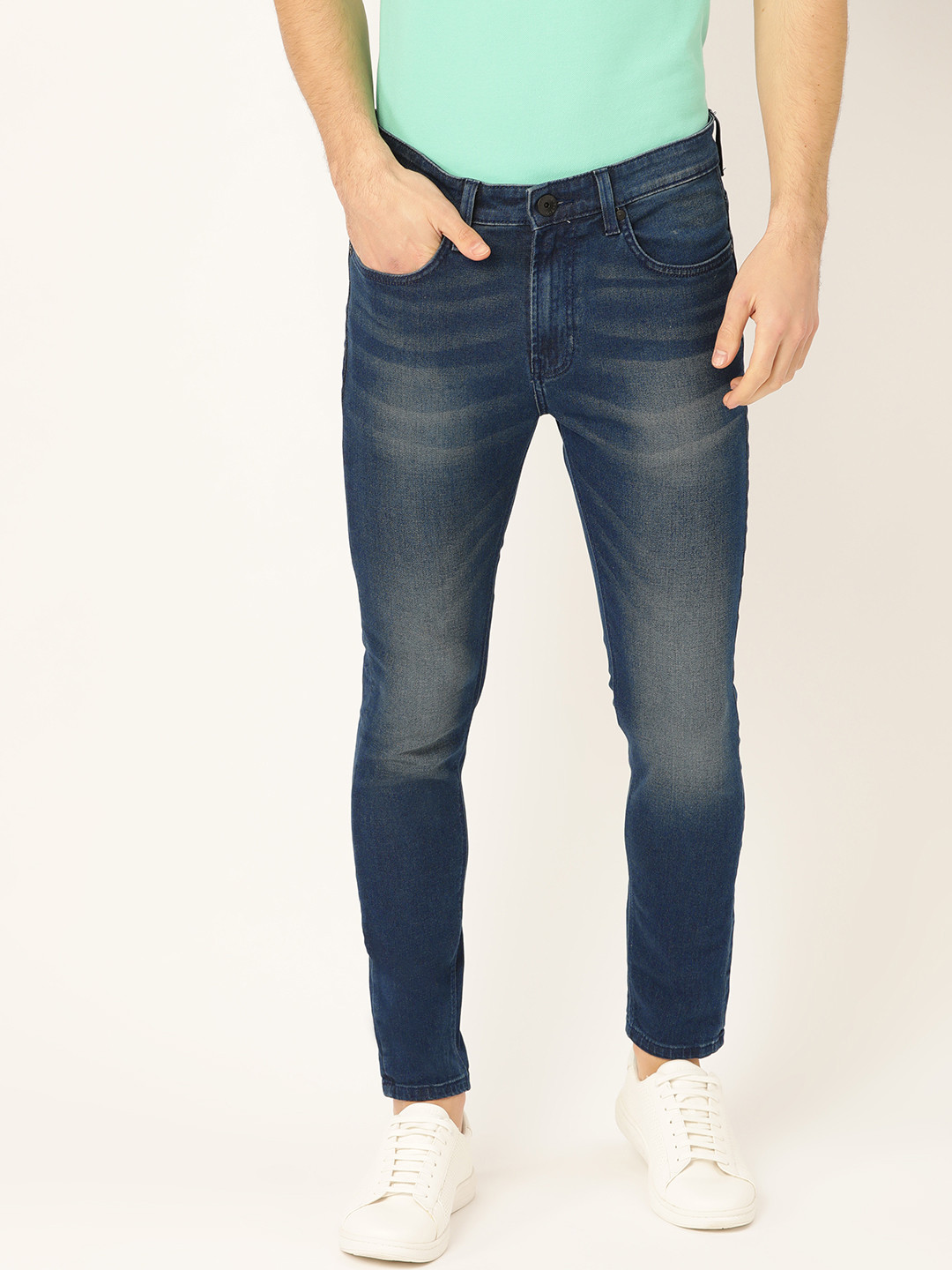 United Colors of Benetton Men Navy Blue Regular Fit Low-Rise Clean Look Stretchable Jeans
United Colors of Benetton Men Navy Blue Regular Fit Low-Rise Clean Look Stretchable Jeans