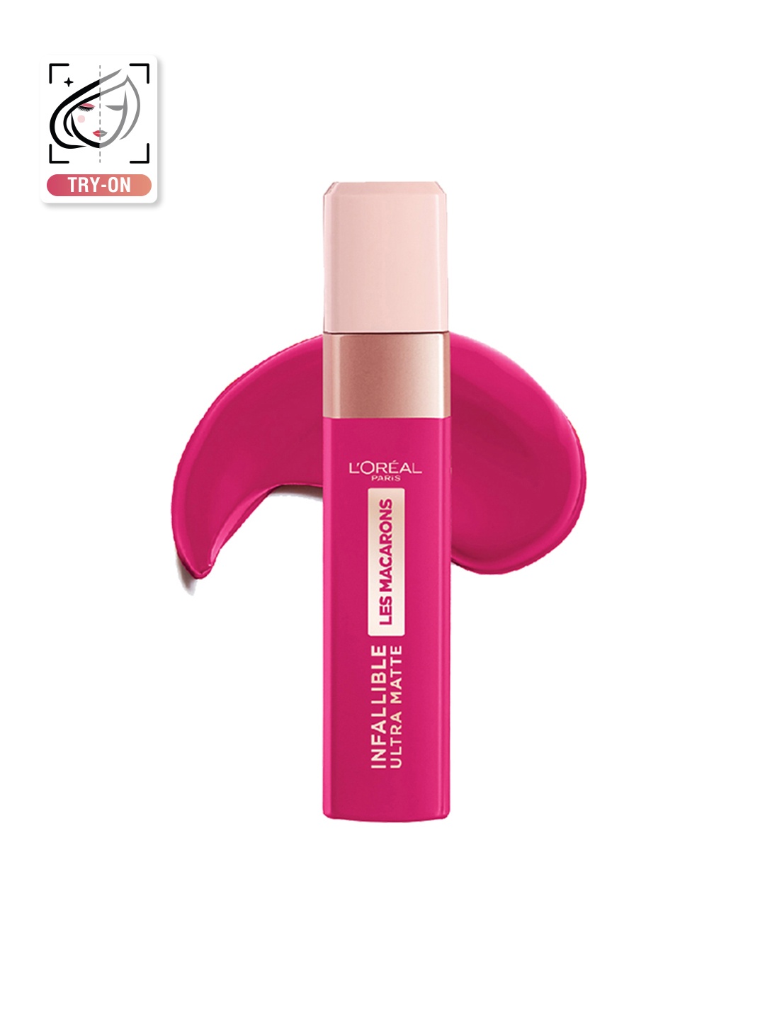 LOreal Paris Infallible Ultra Matte Les Macarons Liquid Lipstick 5ml - Berry Cherie 838, Pink
LOreal Paris Infallible Ultra Matte Les Macarons Liquid Lipstick 5ml - Berry Cherie 838, Pink
