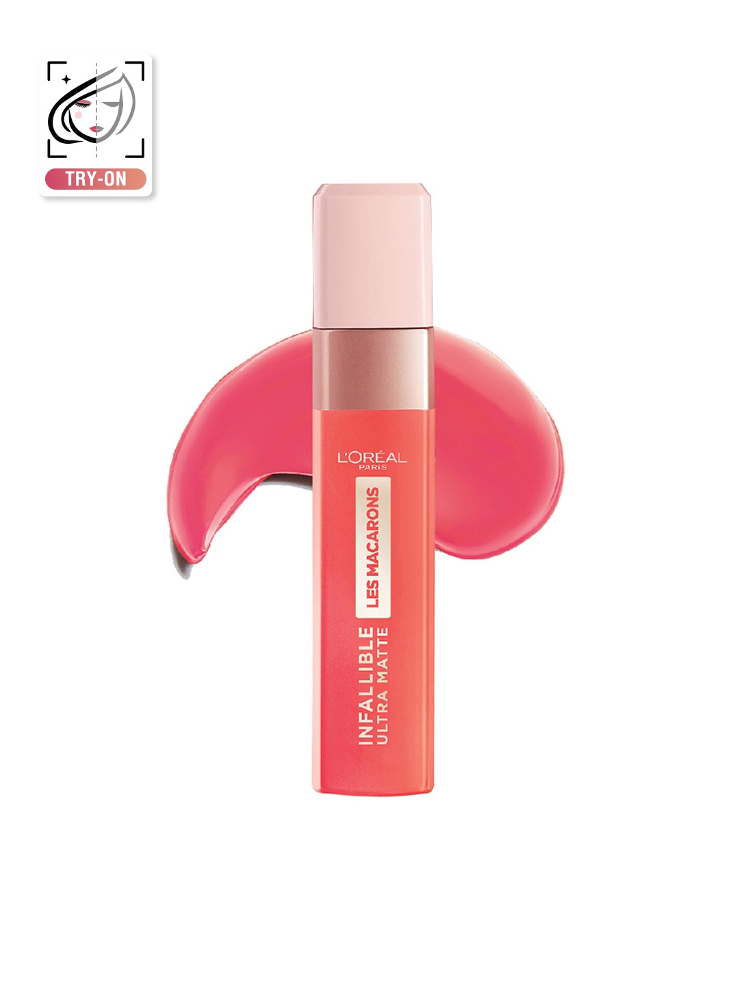 LOreal Paris Infallible Ultra Matte Les Macarons Guava Gush Liquid Lipstick 824 5 ml, Coral
LOreal Paris Infallible Ultra Matte Les Macarons Guava Gush Liquid Lipstick 824 5 ml, Coral