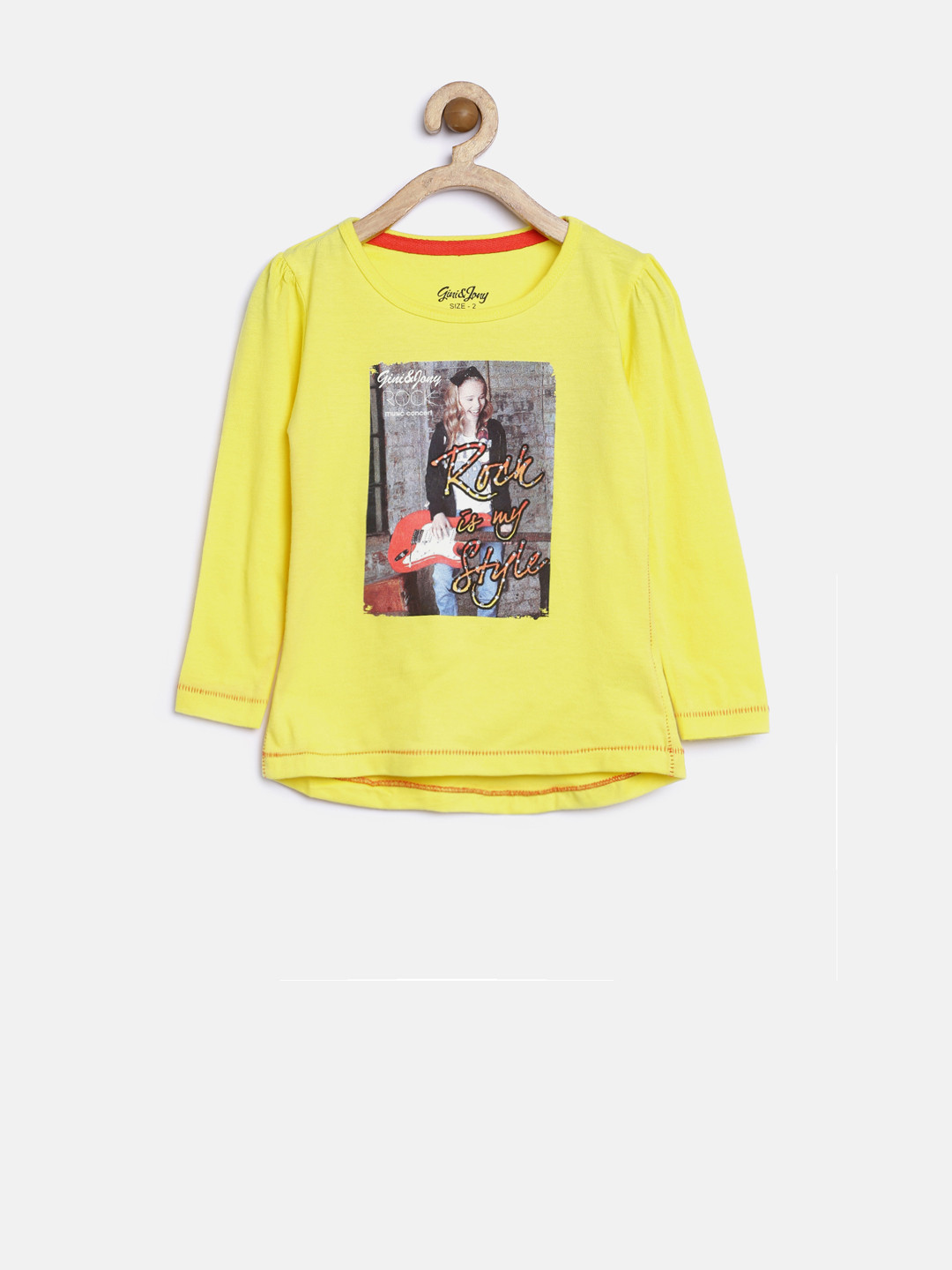 Gini & Jony Girls Yellow Printed Top
Gini & Jony Girls Yellow Printed Top
