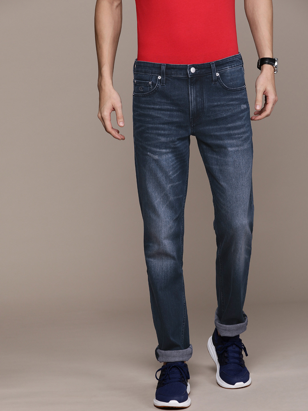 Calvin Klein Jeans Men Blue Body Slim Fit Mid-Rise Low Distress Stretchable Jeans
Calvin Klein Jeans Men Blue Body Slim Fit Mid-Rise Low Distress Stretchable Jeans