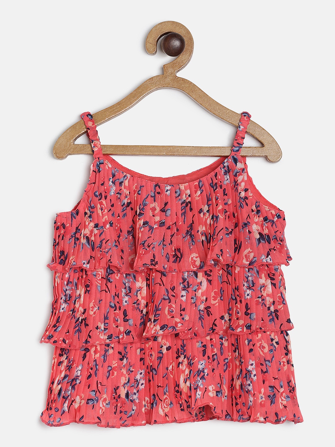 Gini and Jony Girls Multicoloured Printed Top, Multi