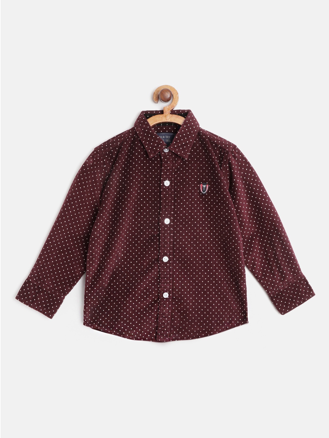Palm Tree Infant Boys Burgundy Regular Fit Polka Dot Corduroy Pure Cotton Casual Shirt
Palm Tree Infant Boys Burgundy Regular Fit Polka Dot Corduroy Pure Cotton Casual Shirt
