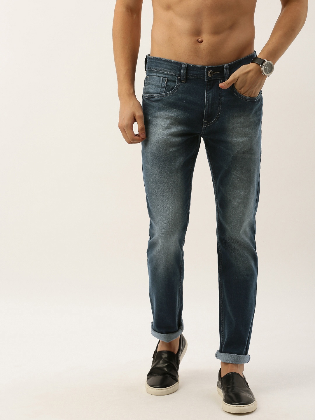 Flying Machine Men Blue Michael Slim Tapered Fit Mid-Rise Clean Look Stretchable Jeans
Flying Machine Men Blue Michael Slim Tapered Fit Mid-Rise Clean Look Stretchable Jeans