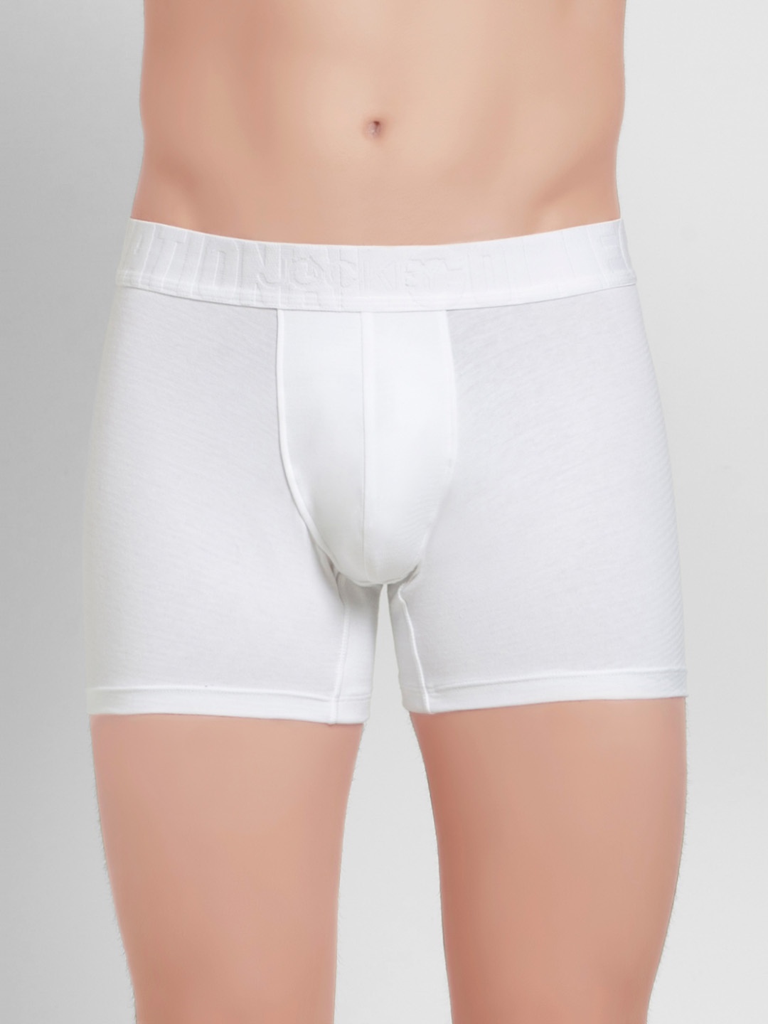 Jockey International Collection Men White Solid Pima Cotton Trunks IC32
Jockey International Collection Men White Solid Pima Cotton Trunks IC32