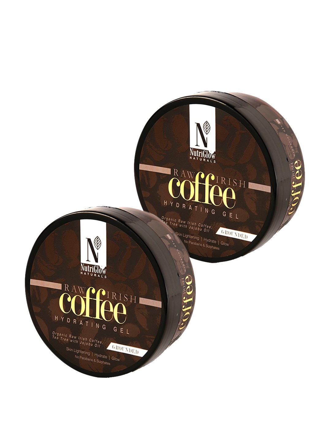 NutriGlow Naturals Set of 2 Coffee Hydrating Gel With Jojoba Oil to Reduce Aging-200g Each, Coffee brown
NutriGlow Naturals Set of 2 Coffee Hydrating Gel With Jojoba Oil to Reduce Aging-200g Each, Coffee brown