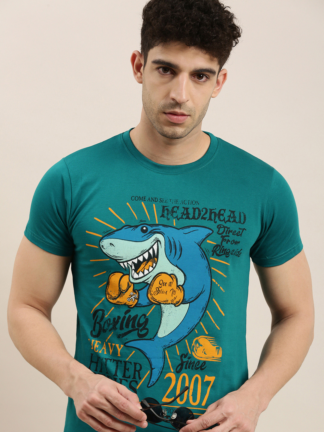 Conditions Apply Men Green Mustard Yellow Printed Round Neck Pure Cotton T-shirt
Conditions Apply Men Green Mustard Yellow Printed Round Neck Pure Cotton T-shirt