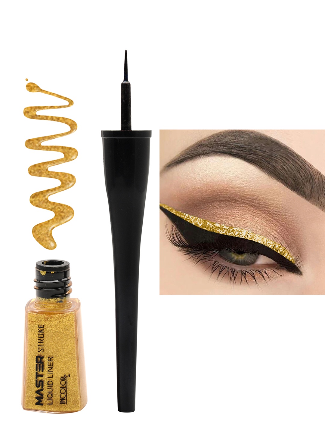 INCOLOR Master Stroke Eldorado Liquid Eyeliner 21, Gold