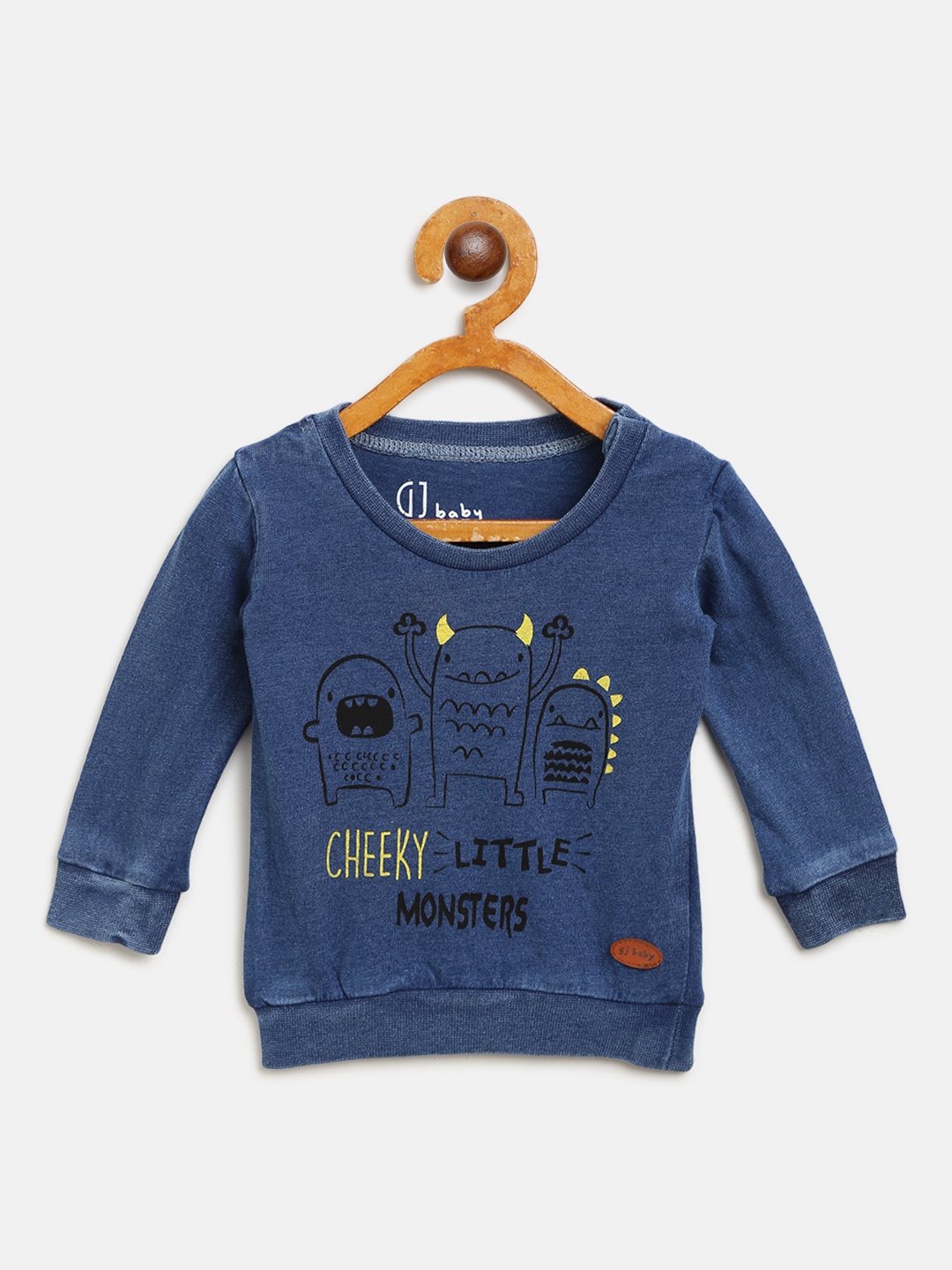 Gini and Jony Boys Navy Blue Printed Round Neck Pure Cotton T-shirt with Washed Effect
Gini and Jony Boys Navy Blue Printed Round Neck Pure Cotton T-shirt with Washed Effect
