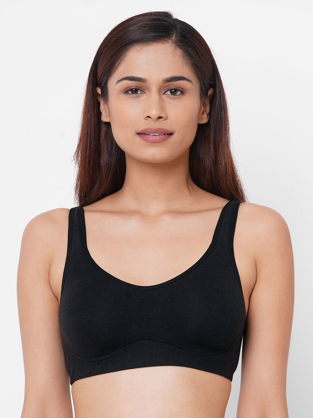 Inner Sense Black Solid Organic Cotton Antimicrobial Soft Cup Full Coverage Bra AISB097
Inner Sense Black Solid Organic Cotton Antimicrobial Soft Cup Full Coverage Bra AISB097