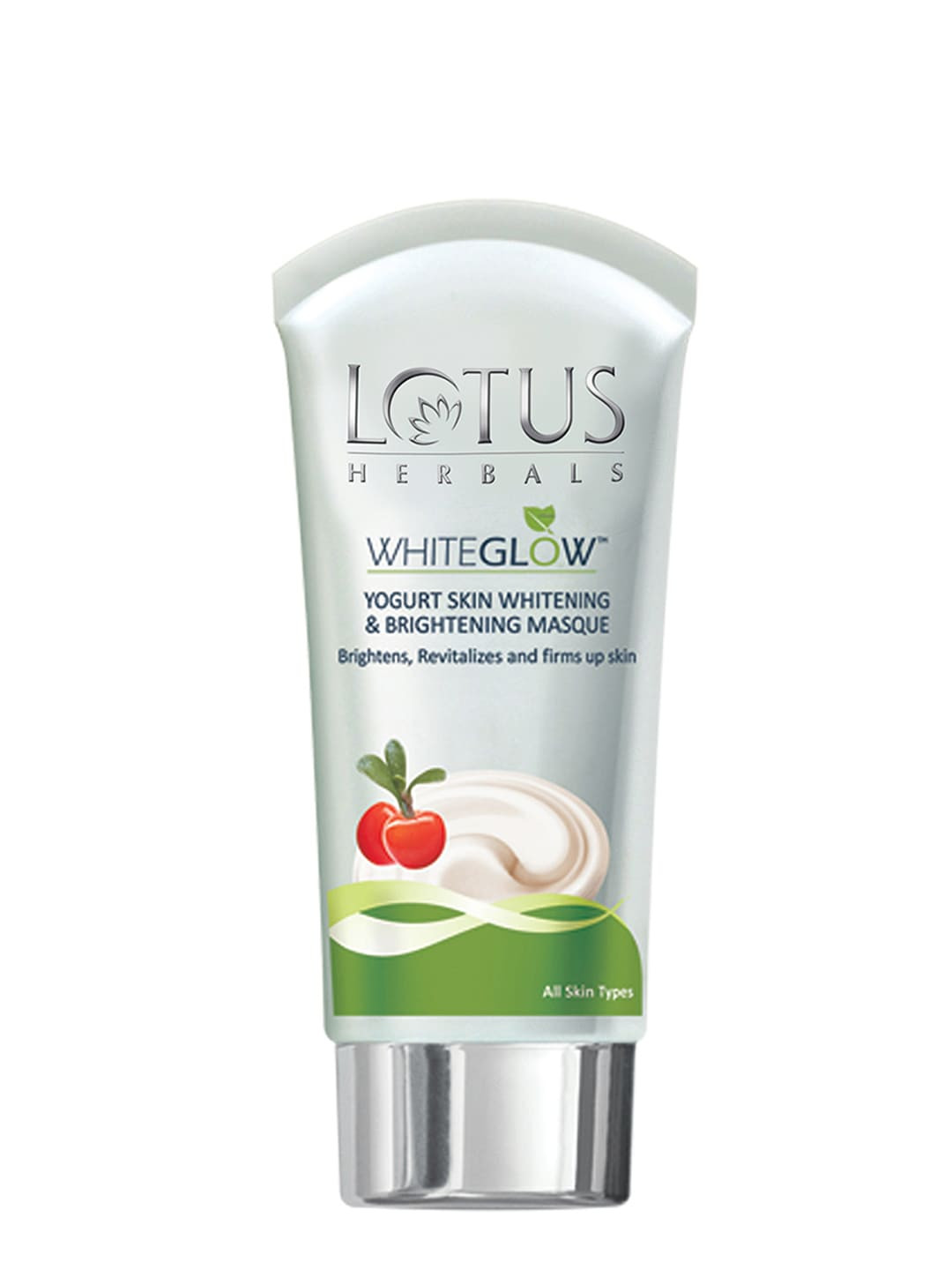 Lotus Herbals Sustainable Whiteglow Yogurt Skin Whitening Brightening Face Masque 80 g, White
Lotus Herbals Sustainable Whiteglow Yogurt Skin Whitening Brightening Face Masque 80 g, White
