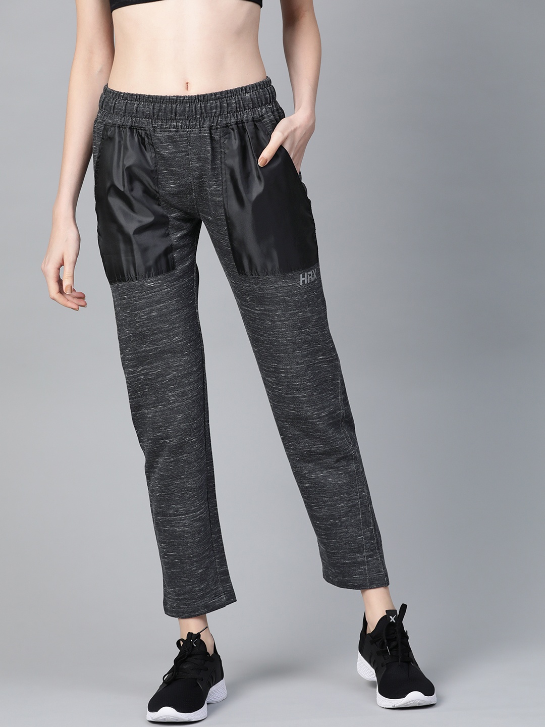 HRX by Hrithik Roshan Women Jet Black Rapid-Dry N9 Antimicrobial Training Track Pants
HRX by Hrithik Roshan Women Jet Black Rapid-Dry N9 Antimicrobial Training Track Pants