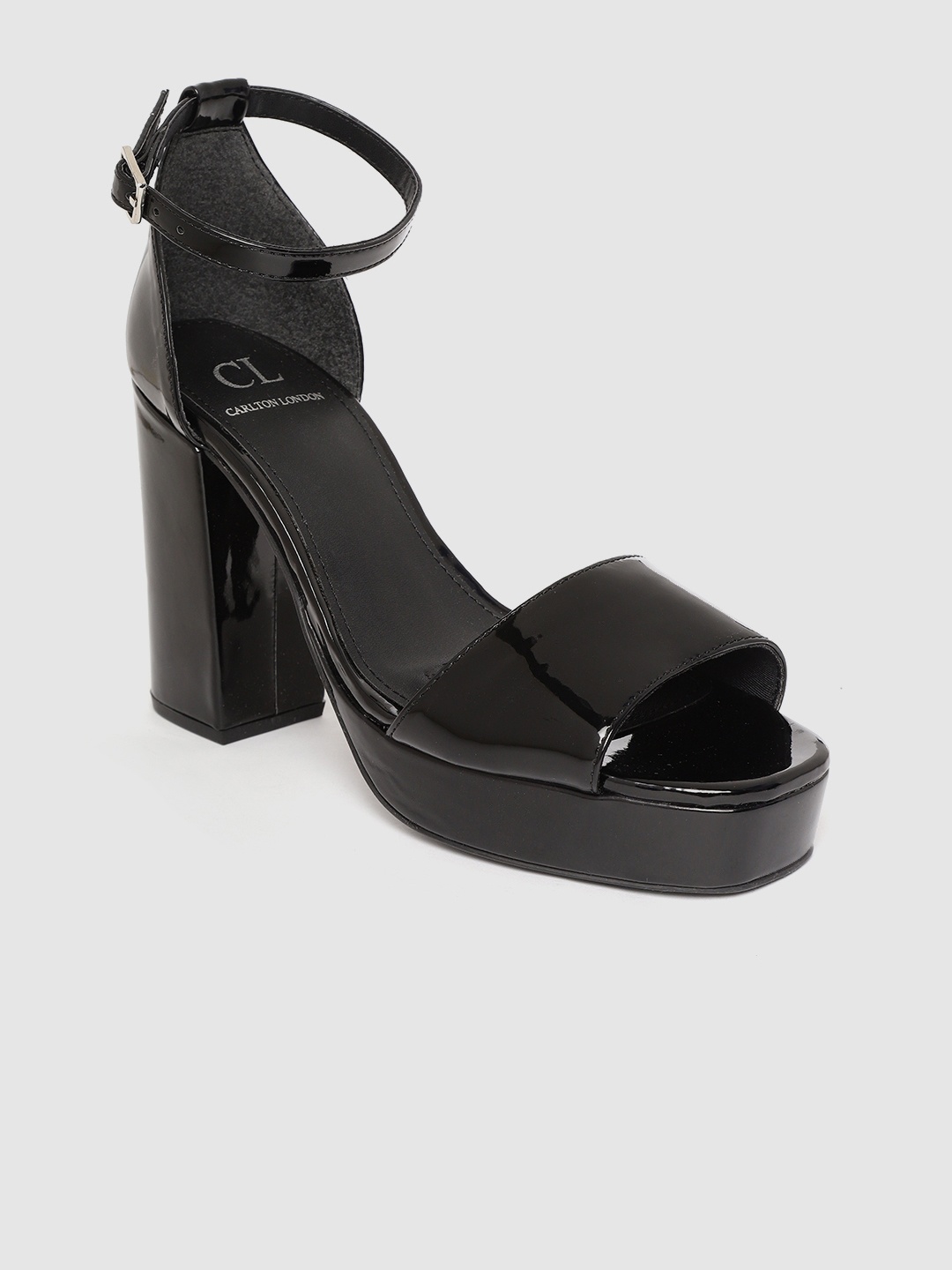 Carlton London Women Black Solid Platform Heels