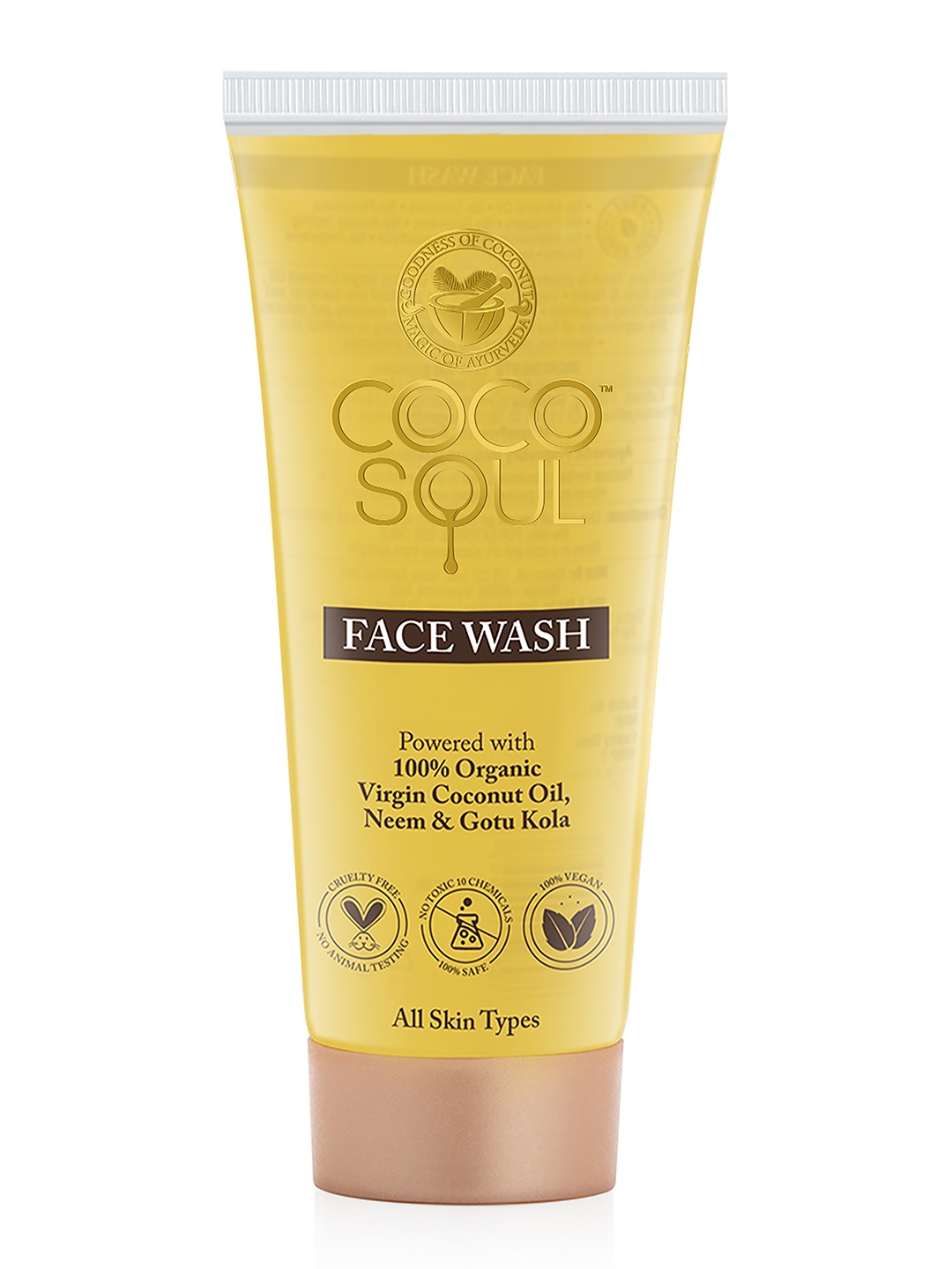 Coco Soul Face Wash with Coconut for Hydrating & Instant Glowing Skin - 100ml, Transparent
Coco Soul Face Wash with Coconut for Hydrating & Instant Glowing Skin - 100ml, Transparent