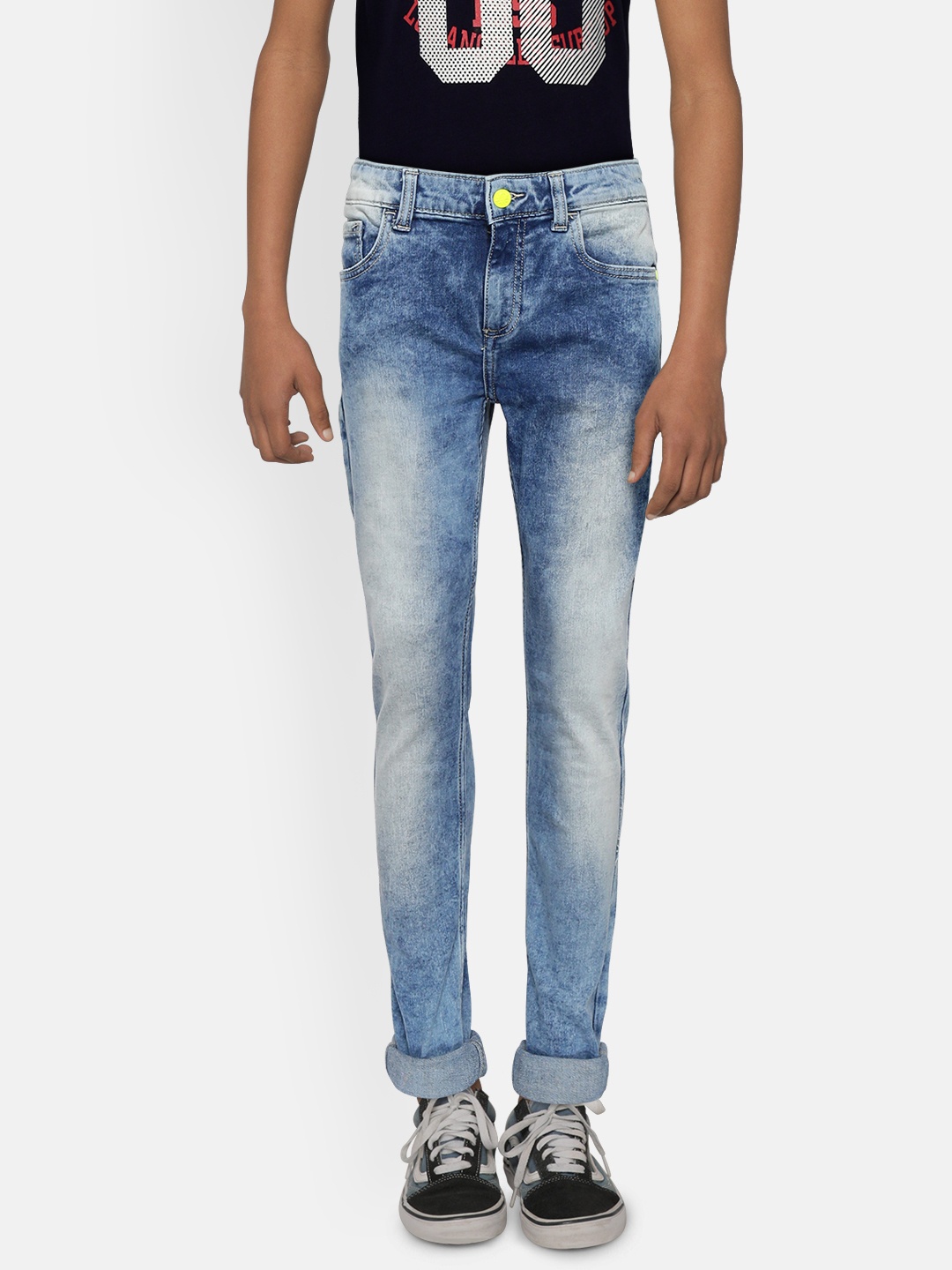 United Colors of Benetton Boys Blue Mid-Rise Clean Look Acid Washed Stretchable Jeans
United Colors of Benetton Boys Blue Mid-Rise Clean Look Acid Washed Stretchable Jeans