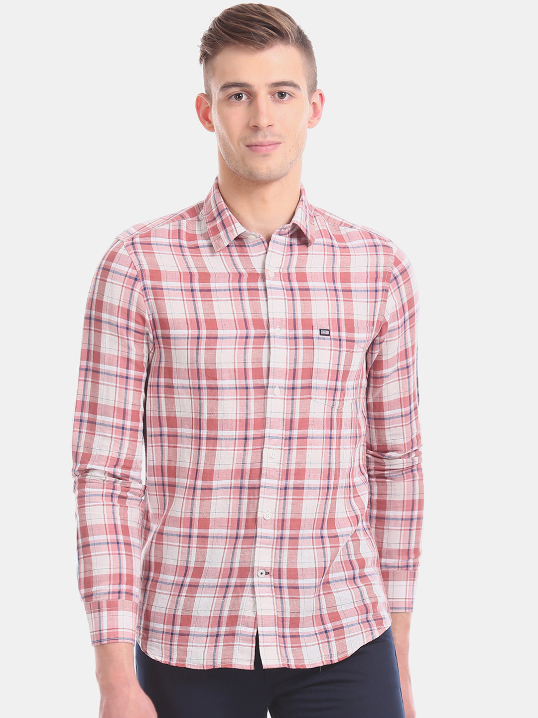 Arrow Sport Men Pink Slim Fit Checked Casual Shirt
Arrow Sport Men Pink Slim Fit Checked Casual Shirt