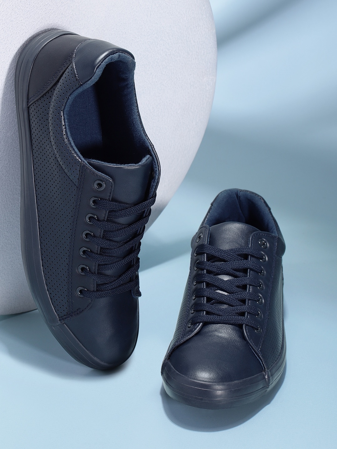 Mast & Harbour Men Navy Blue Sneakers