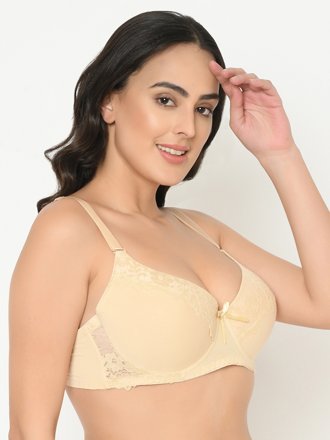 Curvy Love Plus Size Beige Solid Underwired Lightly Padded Plunge Bra CL-04 BEIGE-C20
Curvy Love Plus Size Beige Solid Underwired Lightly Padded Plunge Bra CL-04 BEIGE-C20