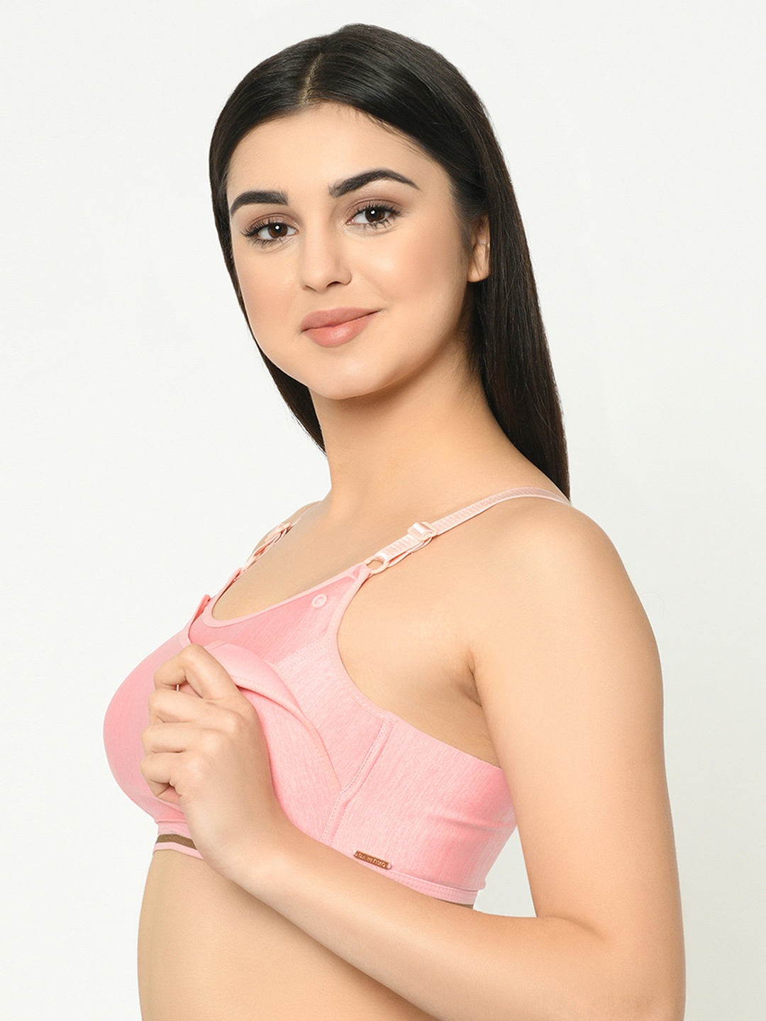 MAMMA PRESTO Peach-Coloured Solid Non-Wired Lightly Padded Maternity Bra MPF-08 PEACH-C20
MAMMA PRESTO Peach-Coloured Solid Non-Wired Lightly Padded Maternity Bra MPF-08 PEACH-C20