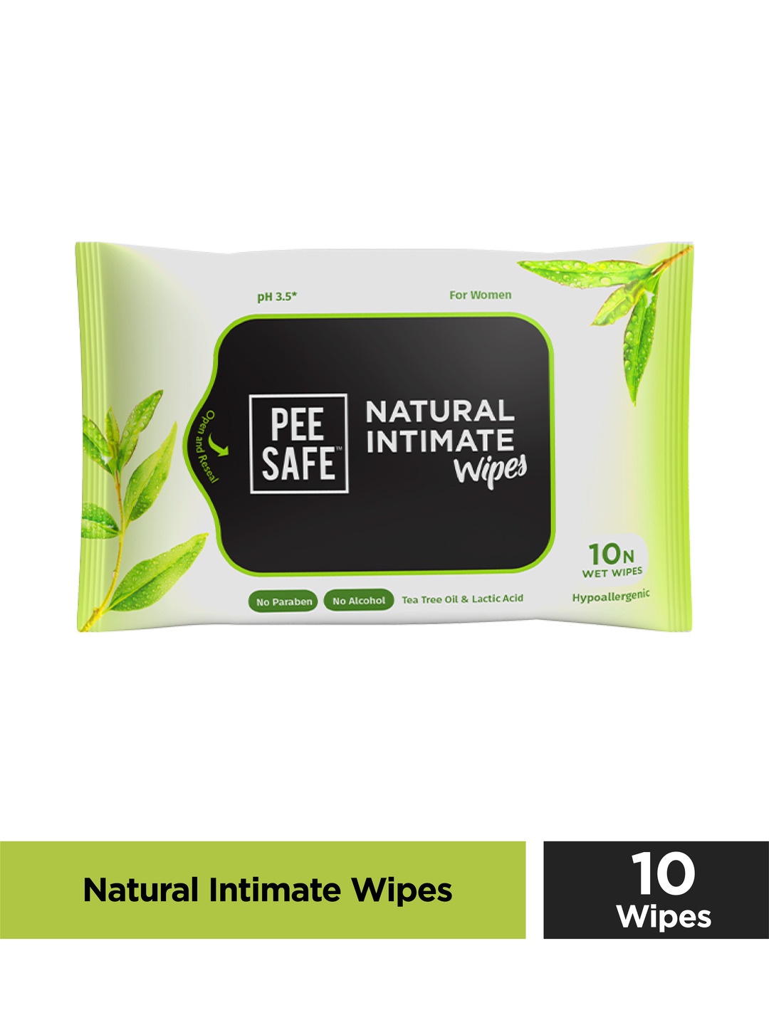 PEESAFE Women Intimate Wipes - Skin Friendly, Alcohol Free & Ph Balanced-10 Wipes, Na
PEESAFE Women Intimate Wipes - Skin Friendly, Alcohol Free & Ph Balanced-10 Wipes, Na