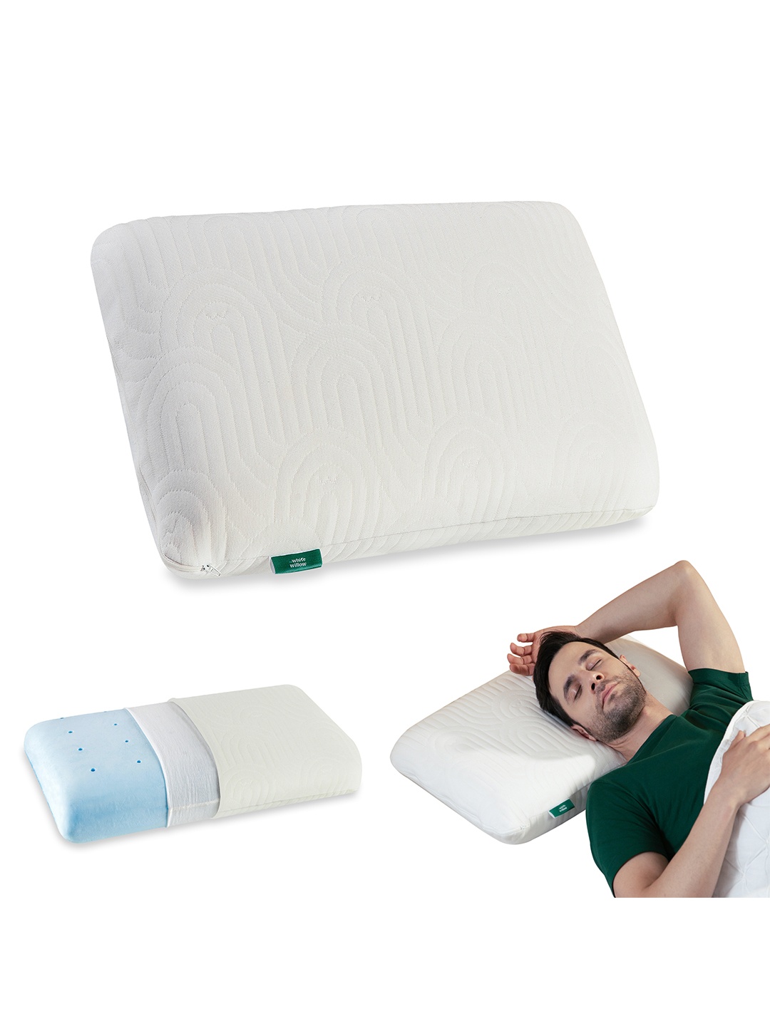 The White Willow White Regular Orthopedic Cooling Gel Memory Foam Bed Pillow
The White Willow White Regular Orthopedic Cooling Gel Memory Foam Bed Pillow