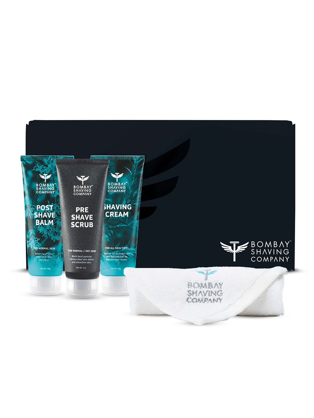 Bombay Shaving Company Shaving Kit for Men- Scrub+Shaving Cream+Post Shave Balm with Towel, Blue
Bombay Shaving Company Shaving Kit for Men- Scrub+Shaving Cream+Post Shave Balm with Towel, Blue