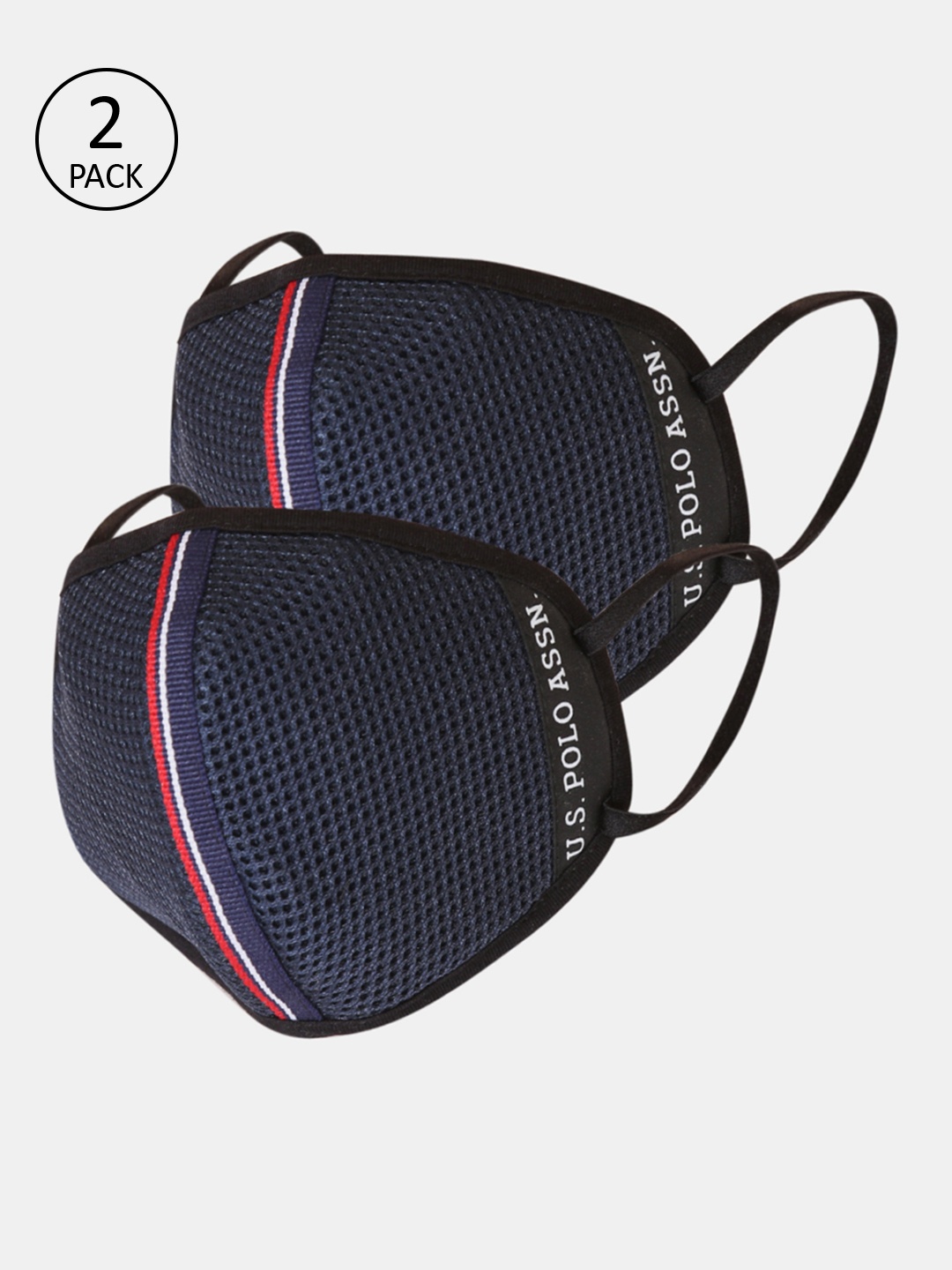 U.S. Polo Assn. Unisex Blue Pack Of 2 3-Ply Anti Pollution Reusable Outdoor Face Masks
U.S. Polo Assn. Unisex Blue Pack Of 2 3-Ply Anti Pollution Reusable Outdoor Face Masks