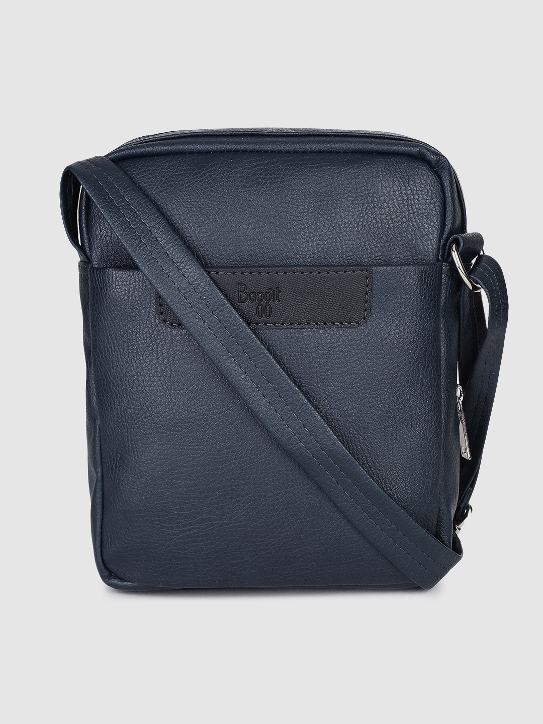 Baggit Men Blue Solid Messenger Bag