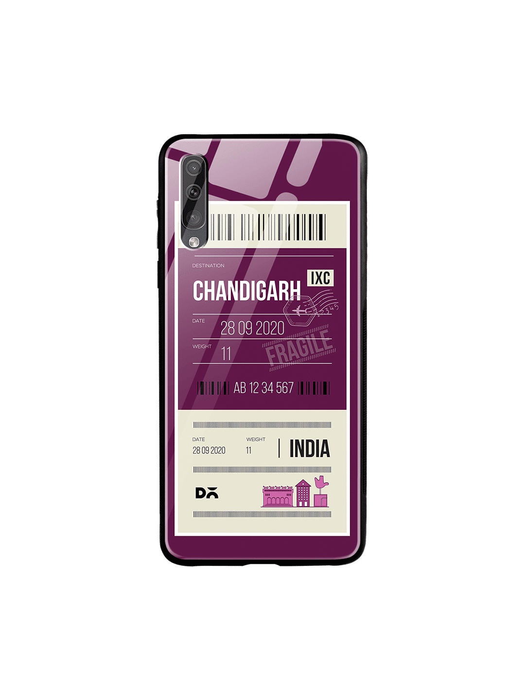 DailyObjects Burgandy & Off-White Chandigarh City Tag Samsung Galaxy A70S Glass Case Cover, Multi
DailyObjects Burgandy & Off-White Chandigarh City Tag Samsung Galaxy A70S Glass Case Cover, Multi