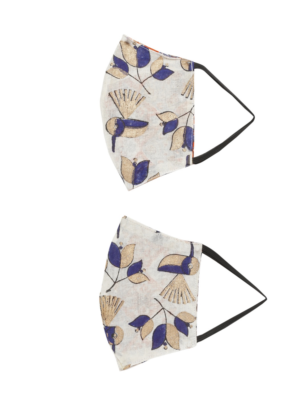 InWeave Women 2 Pcs Off-White 2-Ply Khadi Print Reversible Reusable Outdoor Cloth Masks
InWeave Women 2 Pcs Off-White 2-Ply Khadi Print Reversible Reusable Outdoor Cloth Masks
