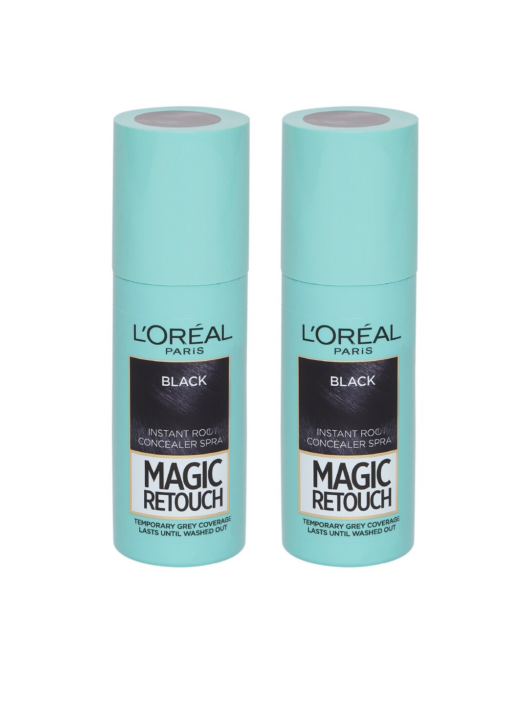 L'Oreal Paris Women Set of 2 Magic Retouch Instant Root Concealer Hair Sprays - Black, Green
L'Oreal Paris Women Set of 2 Magic Retouch Instant Root Concealer Hair Sprays - Black, Green